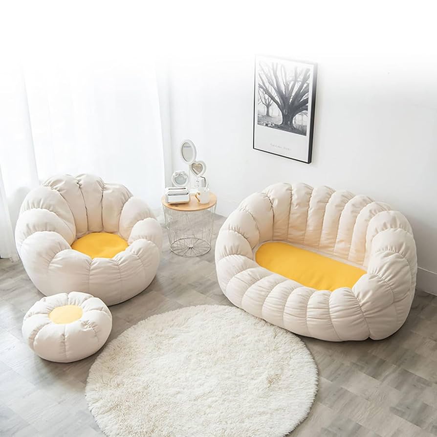 Amazon.co.jp: ビーズクッション 两人掛けソファ lazy sofa